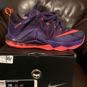 Lebron 12 Low Clemson SIZE 10